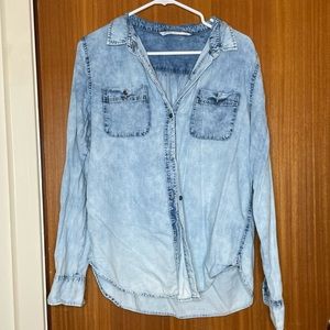 Denim Blue Button down Shirt